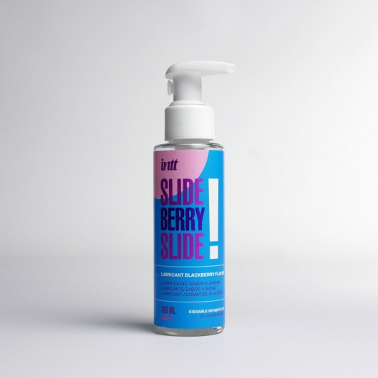 Увлажняющий гель с ароматом ежевики Slide Berry Slide - 100 мл. - INTT - купить с доставкой в Твери