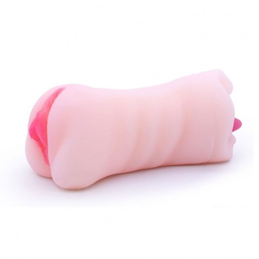 Телесный двусторонний мастурбатор - вагина и ротик - Boys of Toys - в Твери купить с доставкой