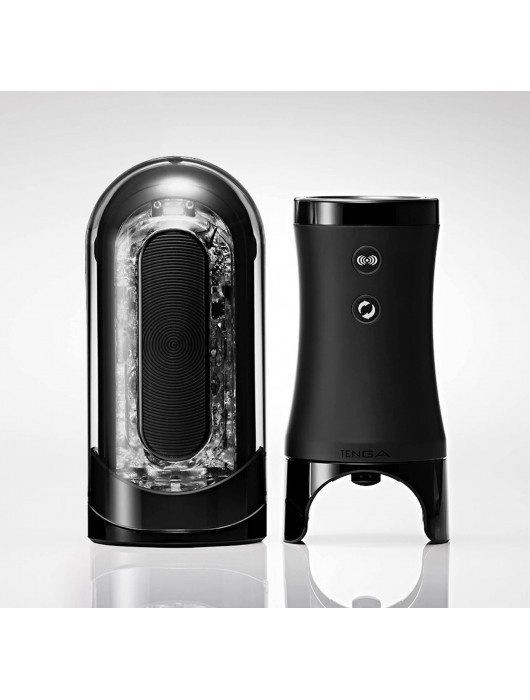 Набор Tenga Flip Zero Electronic Vibrotation: мастурбатор с вибрацией и устройство вращения - Tenga - в Твери купить с доставкой