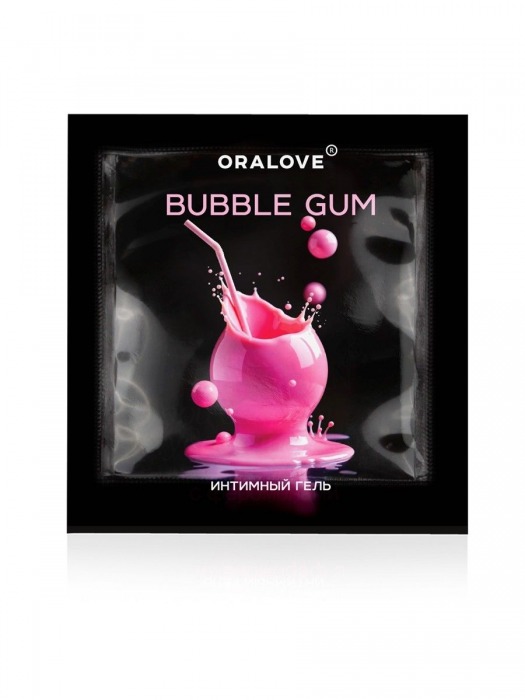 Саше съедобной оральной смазки OraLove с ароматом бабл-гам - 3 гр. - Биоритм - купить с доставкой в Твери
