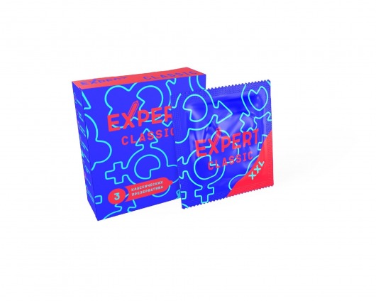 Презервативы увеличенного размера Expert Classic XXL - 3 шт. - Expert - купить с доставкой в Твери