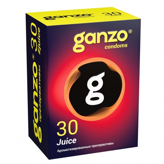 Ароматизированные презервативы Ganzo Juice - 30 шт. - Ganzo - купить с доставкой в Твери