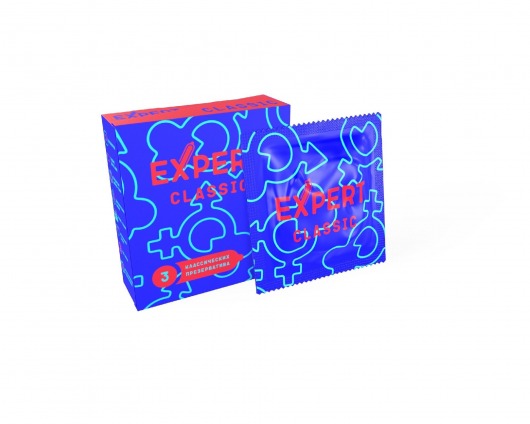 Классические презервативы Expert Classic - 3 шт. - Expert - купить с доставкой в Твери