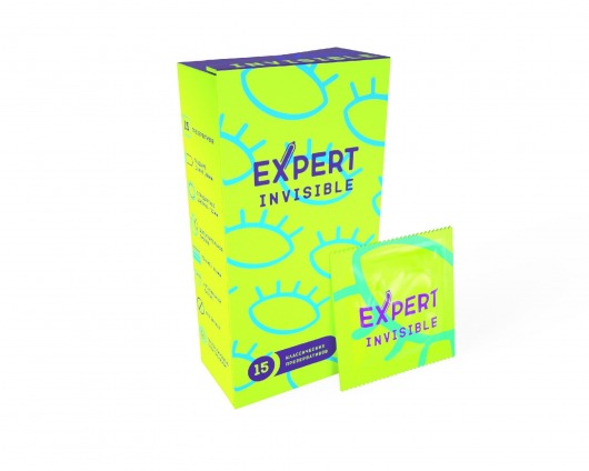 Ультратонкие презервативы Expert Invisible - 15 шт. - Expert - купить с доставкой в Твери