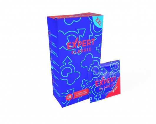 Презервативы увеличенного размера Expert Classic XXL - 15 шт. - Expert - купить с доставкой в Твери