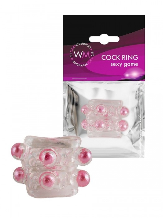 Прозрачная насадка на пенис с цветными шариками - Erowoman-Eroman - в Твери купить с доставкой