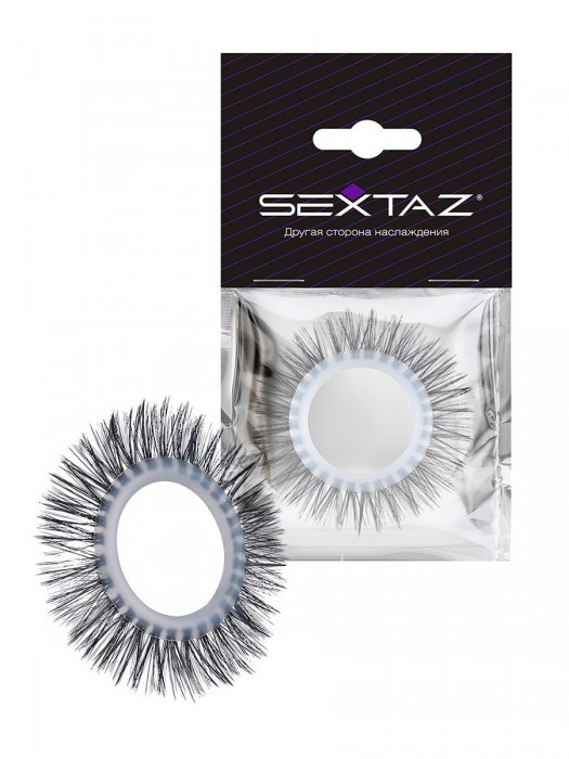 Круглое эрекционное кольцо с длинными «ресничками» - Sextaz - в Твери купить с доставкой