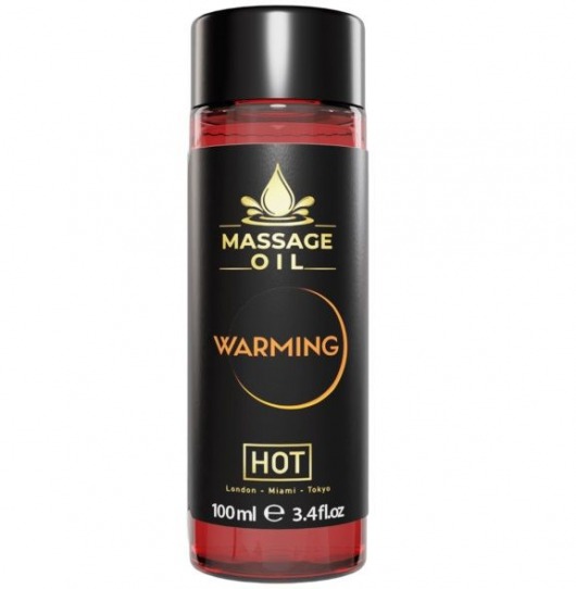 Массажное масло с согревающим эффектом Massage Oil Warming - 100 мл. - HOT - купить с доставкой в Твери