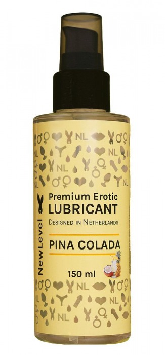 Ароматизированный лубрикант на водной основе NewLevel Pina Colada - 150 мл. - NewLevel - купить с доставкой в Твери