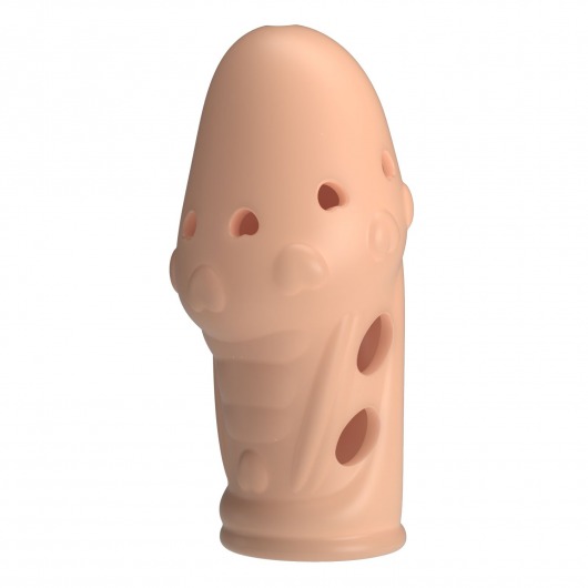 Телесная насадка на пенис Booker - 8 см. - Baile - в Твери купить с доставкой