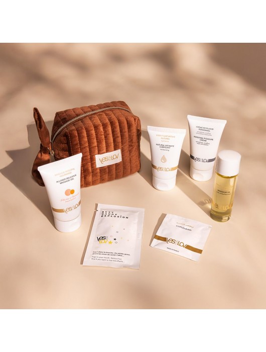 Набор YESforLOV La Trousse Enchantée в коричневой косметичке - YESforLOV - купить с доставкой в Твери