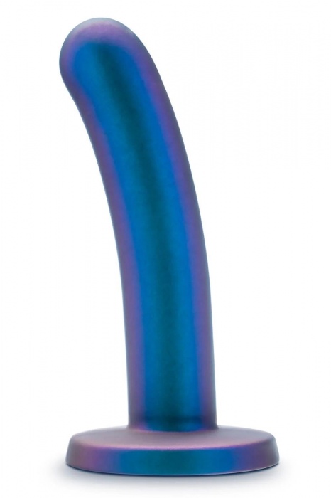 Синяя насадка с гладкой поверхностью Surrender 5.75 Inch Intermediate Pegging Dildo - 14,6 см. - Blush Novelties - купить с доставкой в Твери