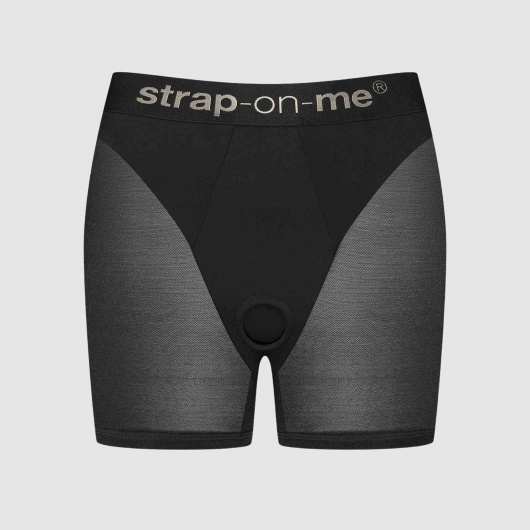 Трусики-шорты для фиксации насадок Strap-on-me Harness Lingerie Halo - size XS - Strap-on-me - купить с доставкой в Твери