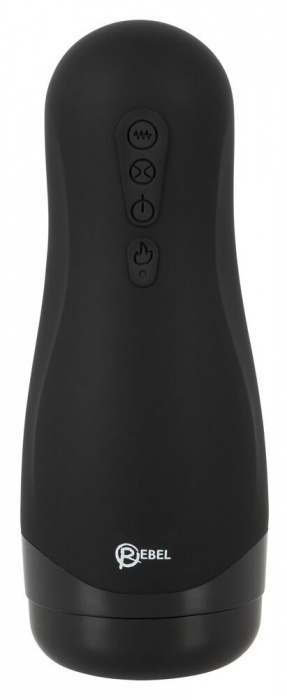 Черный вибромастурбатор с подогревом Masturbator with 3 Functions - Orion - в Твери купить с доставкой