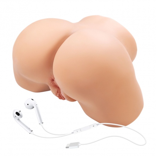 Телесный мастурбатор Olivia с 2 любовными отверстиями - Baile - в Твери купить с доставкой