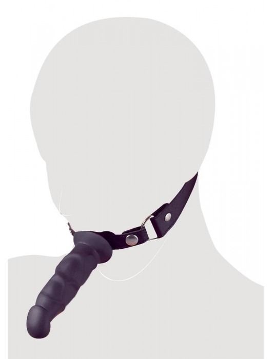 Кляп с наружным фаллоимитатором Knebel mit Dildo - Orion - купить с доставкой в Твери