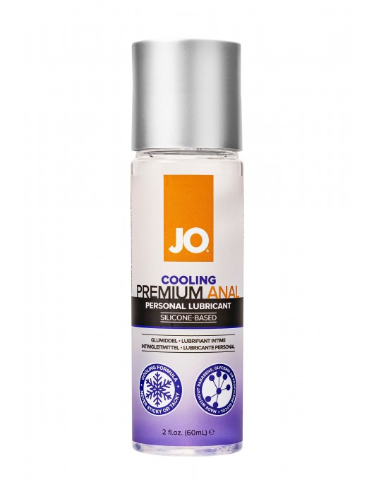 Анальный охлаждающий лубрикант на силиконовой основе JO PREMIUM ANAL COOLING - 60 мл. - System JO - купить с доставкой в Твери