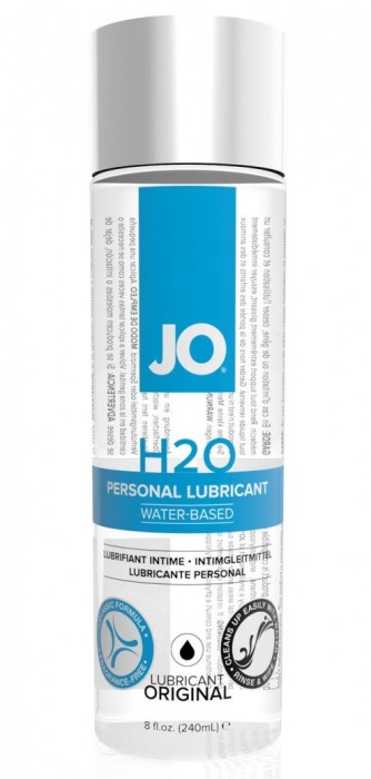 Нейтральный лубрикант на водной основе JO Personal Lubricant H2O - 240 мл. - System JO - купить с доставкой в Твери