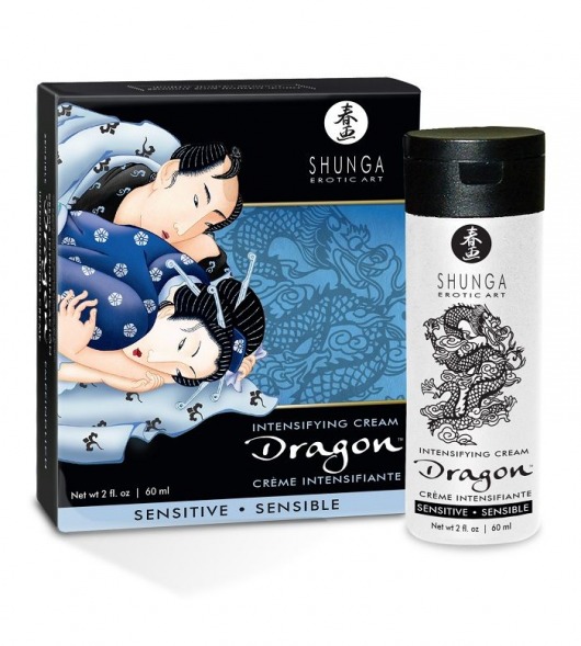 Интимный мужской крем SHUNGA DRAGON SENSITIVE - 60 мл. - Shunga - купить с доставкой в Твери