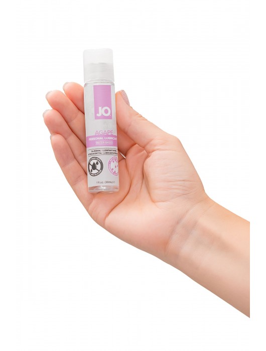 Лубрикант на водной основе для женщин JO AGAPE ORIGINAL - 30 мл. - System JO - купить с доставкой в Твери