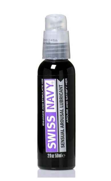 Возбуждающий гель-лубрикант на водной основе Sensual Arousal Lubricant - 59 мл. - Swiss navy - купить с доставкой в Твери