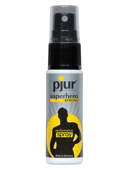 Спрей-пролонгатор длительного действия pjur SUPERHERO Strong Spray - 20 мл. - Pjur - купить с доставкой в Твери