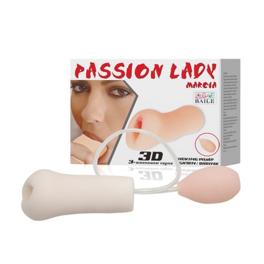 Мастурбатор Passion Lady Marcia с грушей для имитации посасывания - Baile - в Твери купить с доставкой