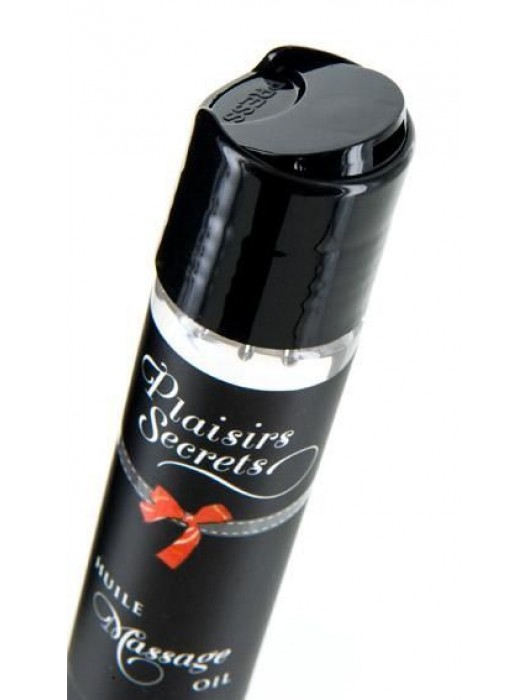 Массажное масло с ароматом кокоса Huile de Massage Gourmande Coco - 59 мл. - Plaisir Secret - купить с доставкой в Твери