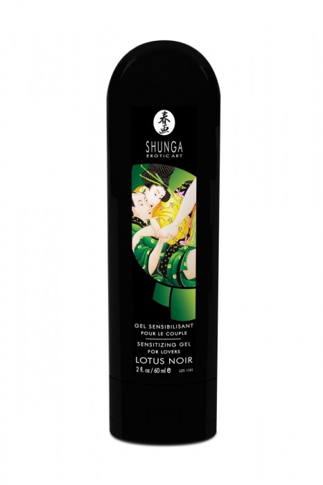 Интимный гель для пар, усиливающий наслаждение, Lotus Noir - 60 мл. - Shunga - купить с доставкой в Твери