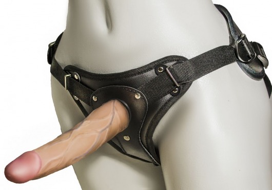 Женский страпон с вагинальной пробкой Woman Strap - 18 см. - LOVETOY (А-Полимер) - купить с доставкой в Твери