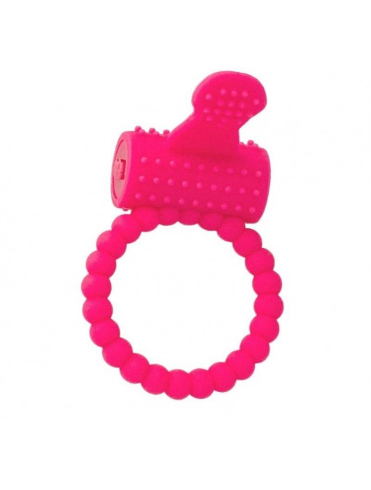 Розовое силиконовое виброкольцо A-toys - A-toys - в Твери купить с доставкой