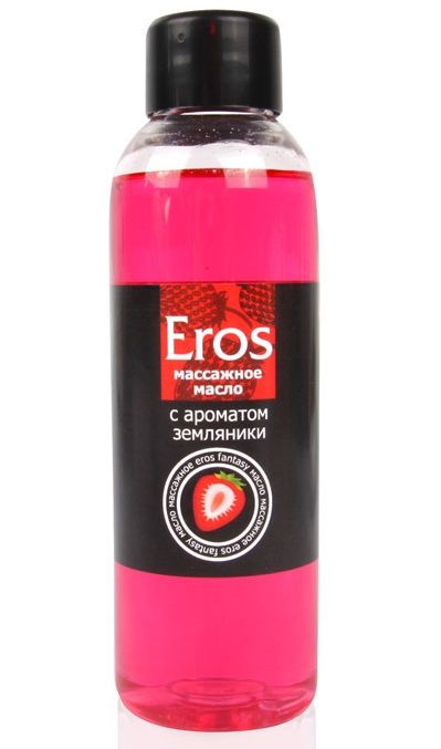 Массажное масло Eros fantasy с ароматом земляники - 75 мл. - Биоритм - купить с доставкой в Твери