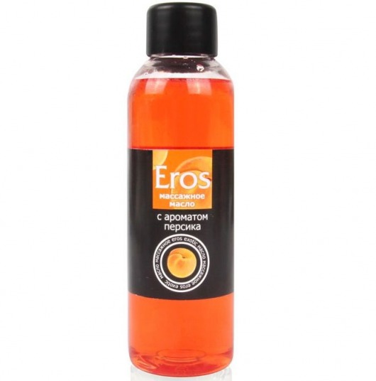Массажное масло Eros exotic с ароматом персика - 75 мл. - Биоритм - купить с доставкой в Твери