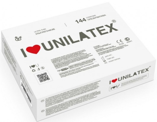 Ультратонкие презервативы Unilatex Ultra Thin - 144 шт. - Unilatex - купить с доставкой в Твери