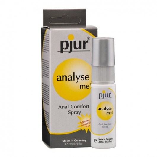 Обезболивающий анальный спрей pjur ANALYSE ME - 20 мл. - Pjur - купить с доставкой в Твери