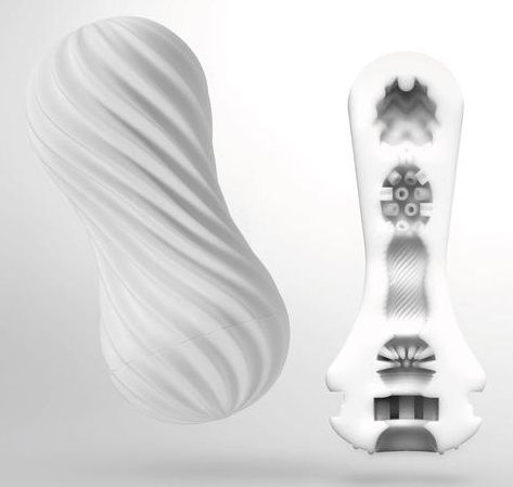 Мастурбатор FLEX Silky White с мягким рельефом - Tenga - в Твери купить с доставкой