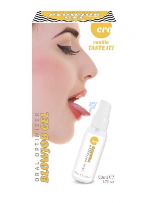 Увлажняющий гель для орального секса с ароматом ванили - 50 мл. - Ero - купить с доставкой в Твери