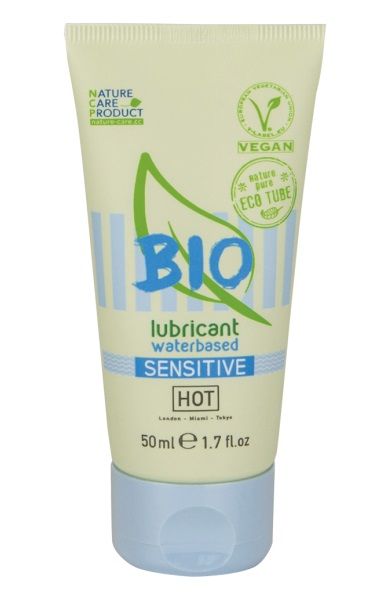 Органический лубрикант для чувствительной кожи Bio Sensitive - 50 мл. - HOT - купить с доставкой в Твери