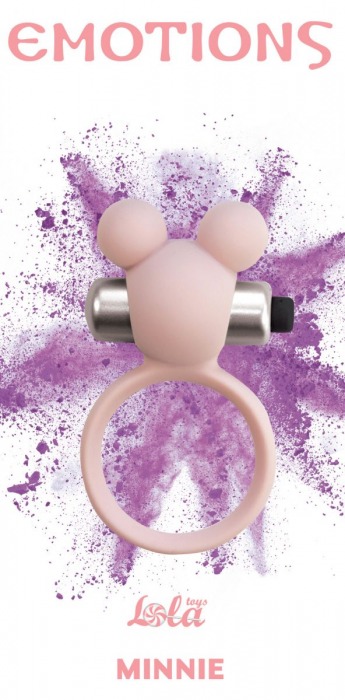 Розовое эрекционное виброколечко Emotions Minnie Light pink - Lola Games - в Твери купить с доставкой