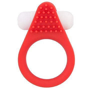 Красное эрекционное кольцо LIT-UP SILICONE STIMU RING 1 RED - Dream Toys - в Твери купить с доставкой