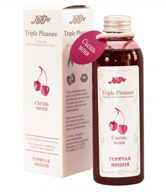 Эликсир Triple Pleasure  Горячая вишня  - 130 гр. - JULEJU - купить с доставкой в Твери