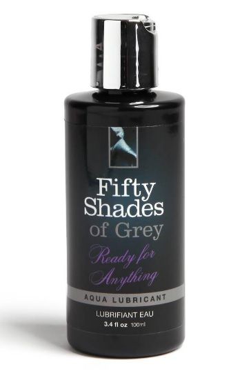 Лубрикант на водной основе Ready for Anything Aqua Lubricant - 100 мл. - Fifty Shades of Grey - купить с доставкой в Твери