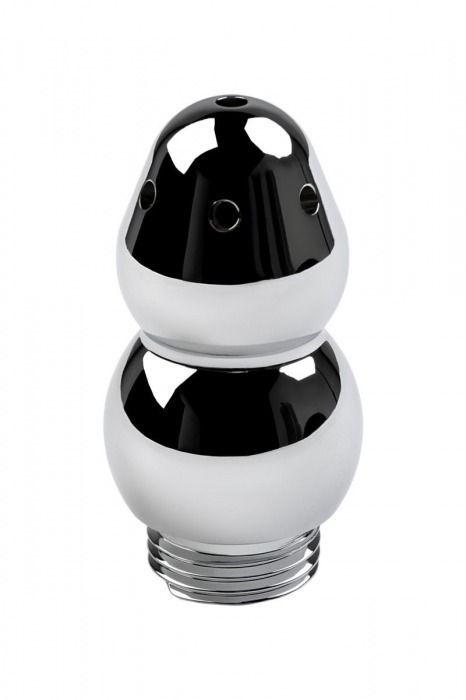 Металлический анальный душ с тремя насадками - ToyFa - купить с доставкой в Твери