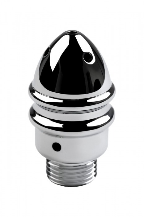 Металлический анальный душ с тремя насадками - ToyFa - купить с доставкой в Твери