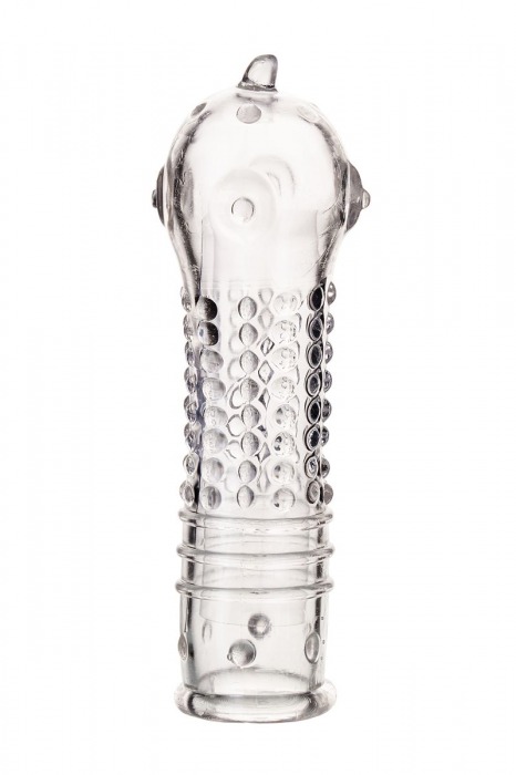 Прозрачная закрытая насадка на пенис TOYFA A-Toys - 14,7 см. - A-toys - в Твери купить с доставкой