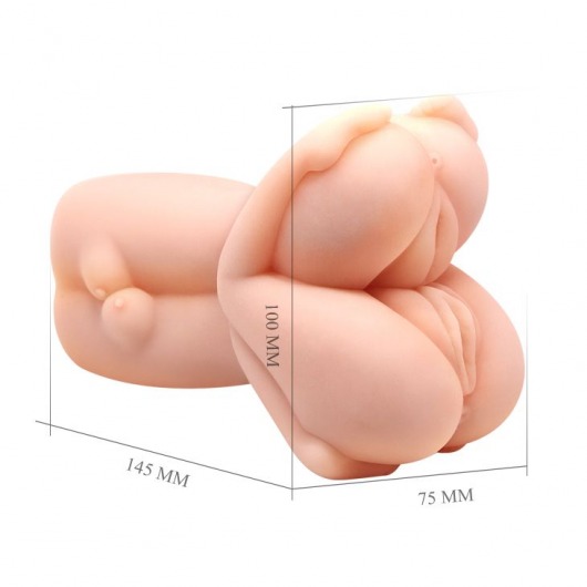 Мастурбатор Passion lady в виде прижатых друг к другу вагин - Baile - в Твери купить с доставкой