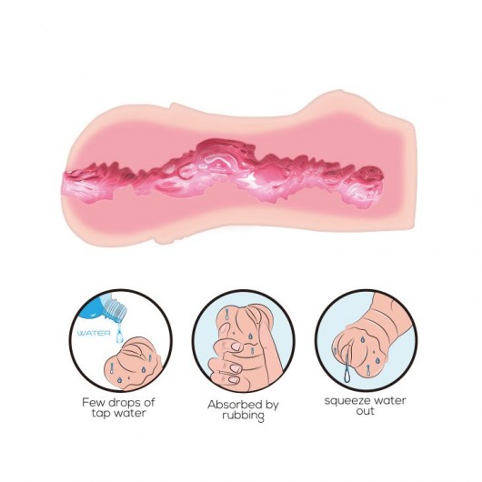 Мастурбатор-вагина с эффектом лубрикации - Baile - в Твери купить с доставкой