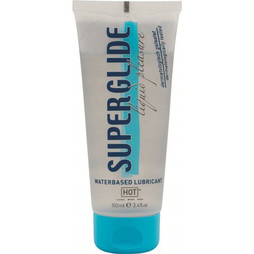 Интимная смазка на водной основе Superglide - 100 мл. - HOT - купить с доставкой в Твери