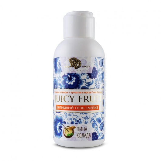 Интимный гель на водной основе JUICY FRUIT с ароматом пина колада - 100 мл. - БиоМед - купить с доставкой в Твери