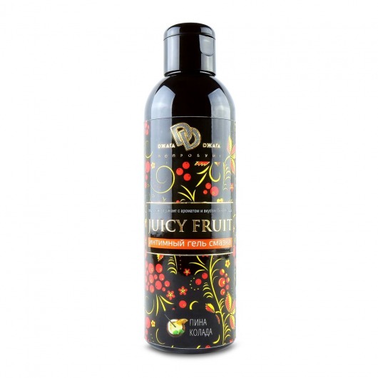 Интимный гель на водной основе JUICY FRUIT с ароматом пина колада - 200 мл. - БиоМед - купить с доставкой в Твери